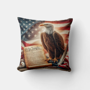 American Bald Eagle Patriotismus Kissen