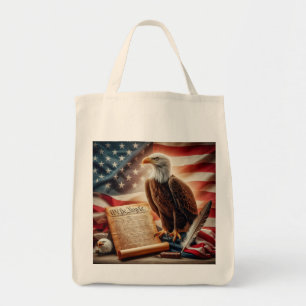 American Bald Eagle Patriotismus Tragetasche
