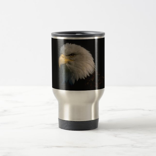 American Bald Eagle Travel Mug Reisebecher (Mittel)
