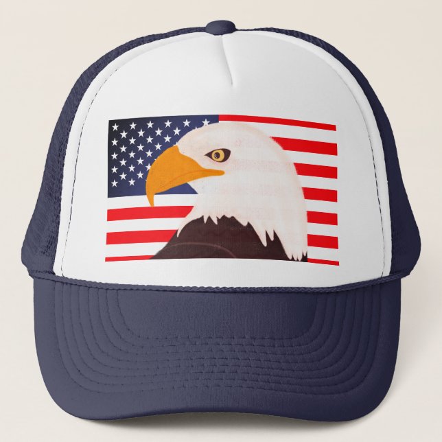 American Bald Eagle Truckerkappe (Vorderseite)