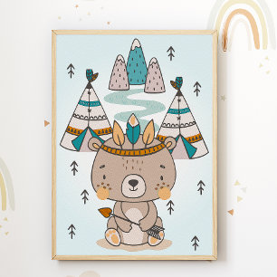 American Bären Kids Room Poster Kinderzimmer