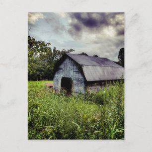 American Barn - Rural North Carolina Postkarte