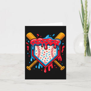American Baseball Tropfen Ice Creme for Boys Ball Karte