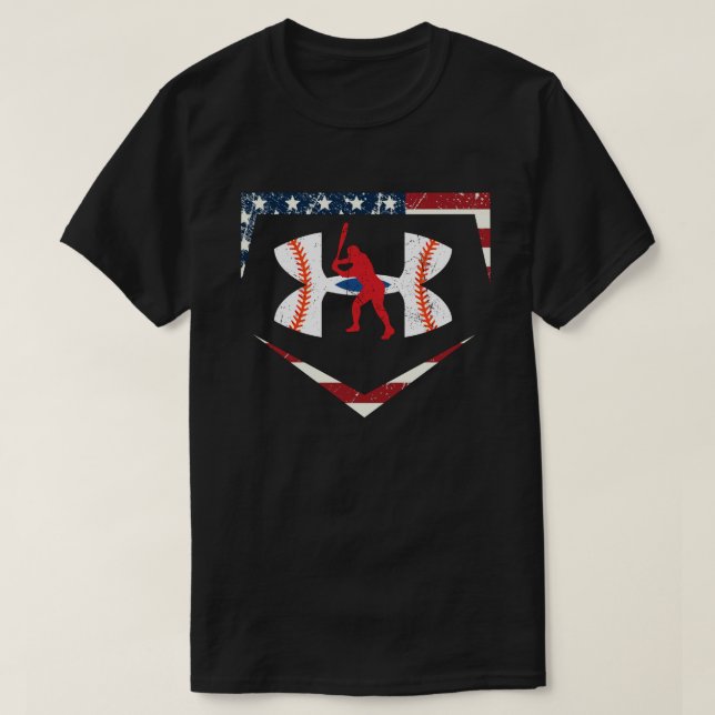American Baseball Under Armor Shirt (Design vorne)
