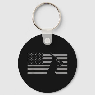 American Baseball USA Flag Baseball Schlüsselanhänger