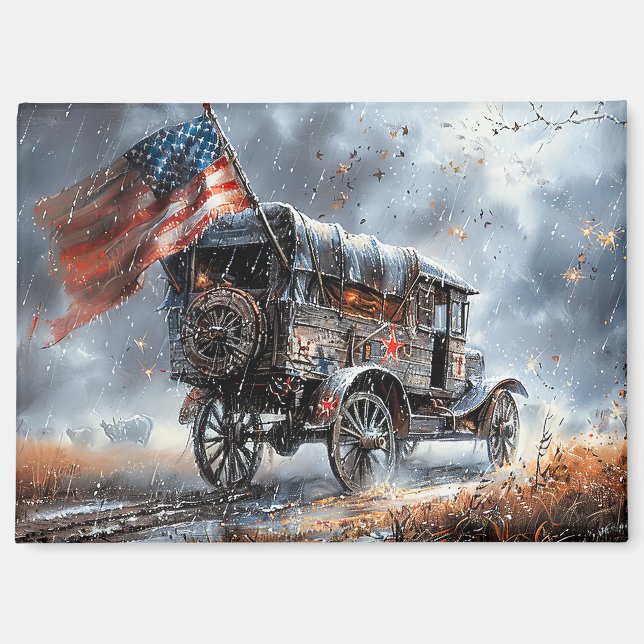 American Battle Flag Magnet (Vorderseite)