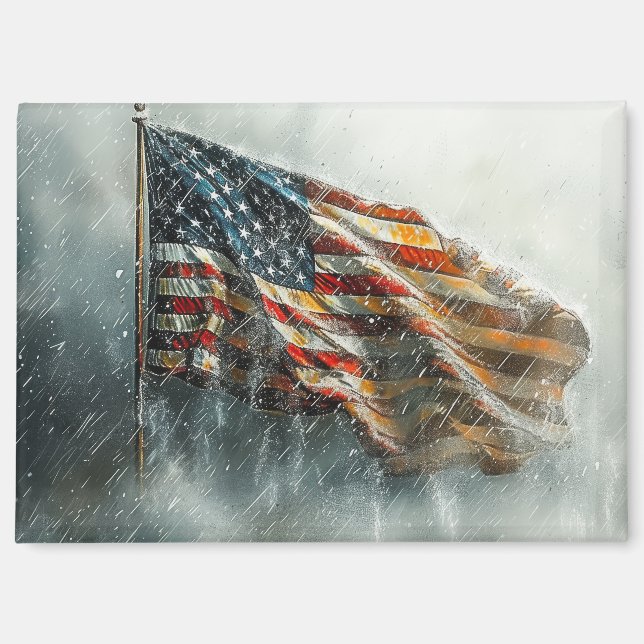 American Battle Flag Magnet (Vorderseite)