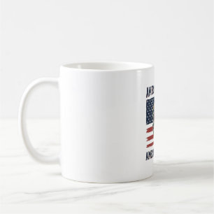 American Beauty Freedom Floral Flagge Kaffeetasse