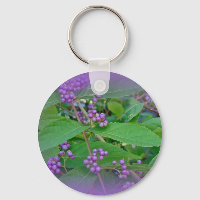 American Beautyberry (Callicarpa americana) Schlüsselanhänger (Vorderseite)