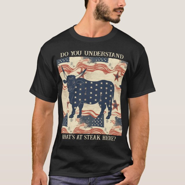 American Beef Protest T - Shirt (Vorderseite)