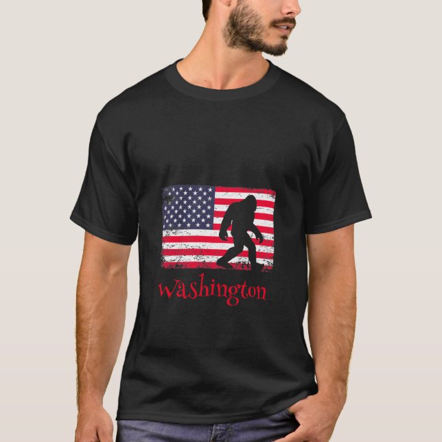 American Bigfoot Washington T-Shirt (Vorderseite)