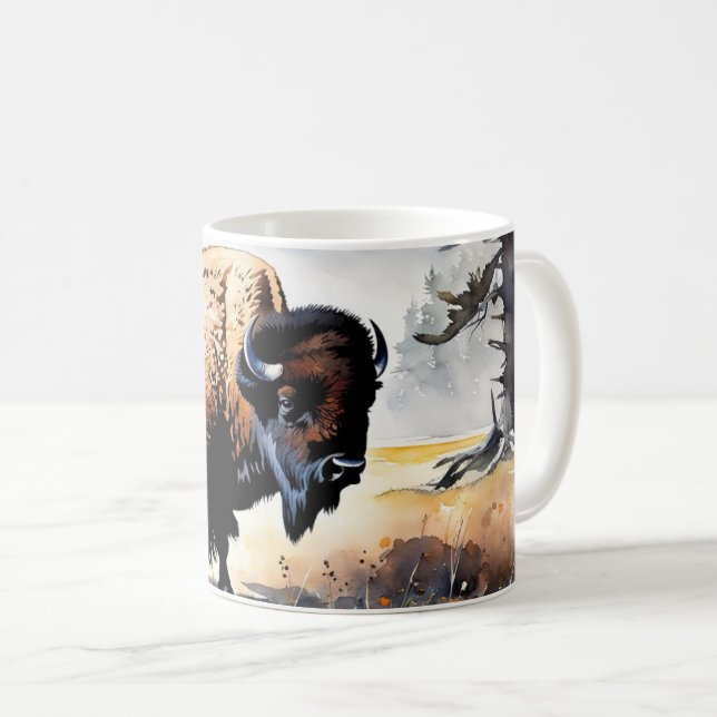 American Bison 2 Kaffeetasse (VorderseiteRechts)