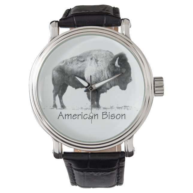 American Bison Armbanduhr (Vorderseite)