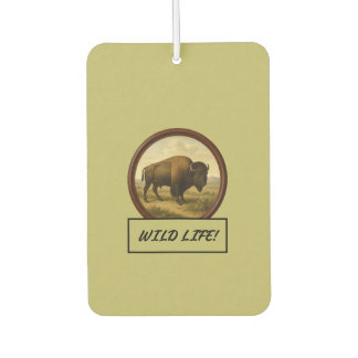 American Bison Dark Khaki Auto/Truck Air Freshener Autolufterfrischer