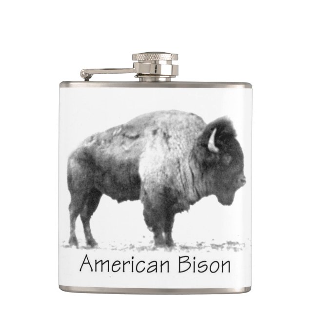 American Bison Flachmann (Vorderseite)