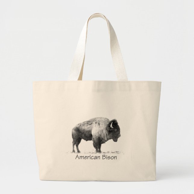 American Bison Jumbo Stoffbeutel (Vorne)