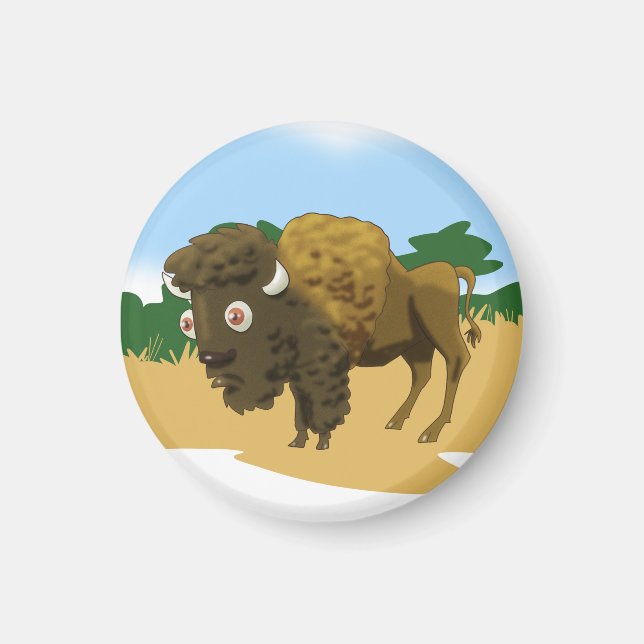 American Bison Magnet (Vorne)