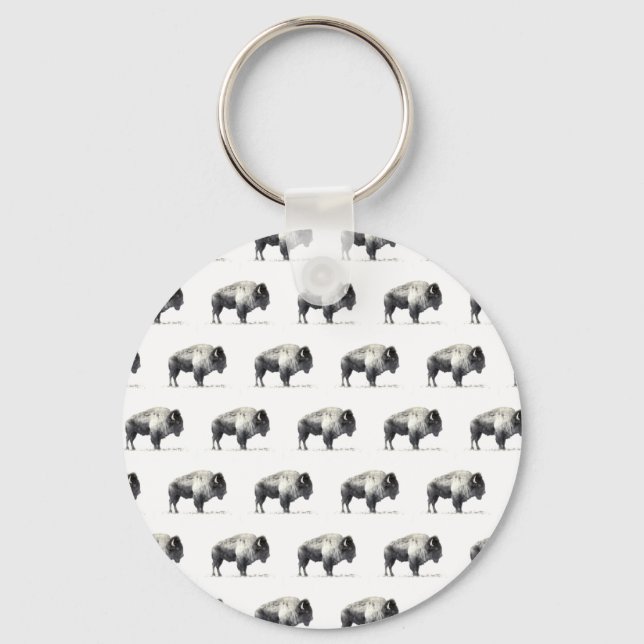 American Bison Schlüsselanhänger (Vorderseite)