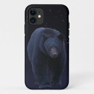 American Black Bear & Starry Sky Wildlife Art Case-Mate iPhone Hülle
