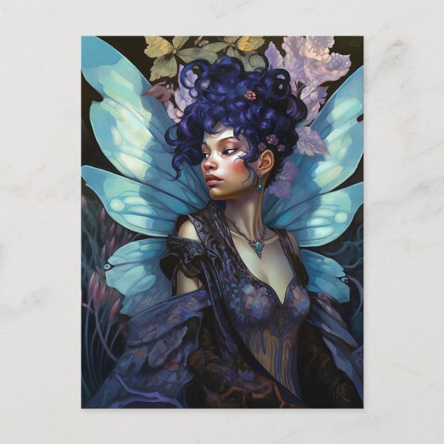 American Black Faiasy Fantasy Art Postkarte (Vorderseite)