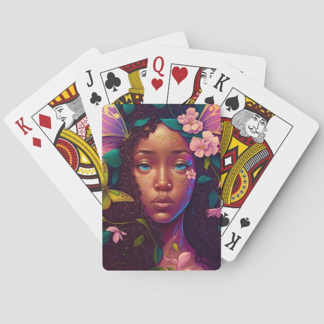 American Black Faiasy Fantasy Art Spielkarten (Rückseite)