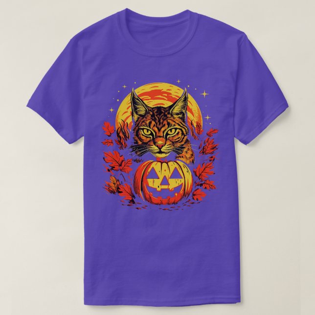 American Bobcat Halloween T-Shirt (Design vorne)