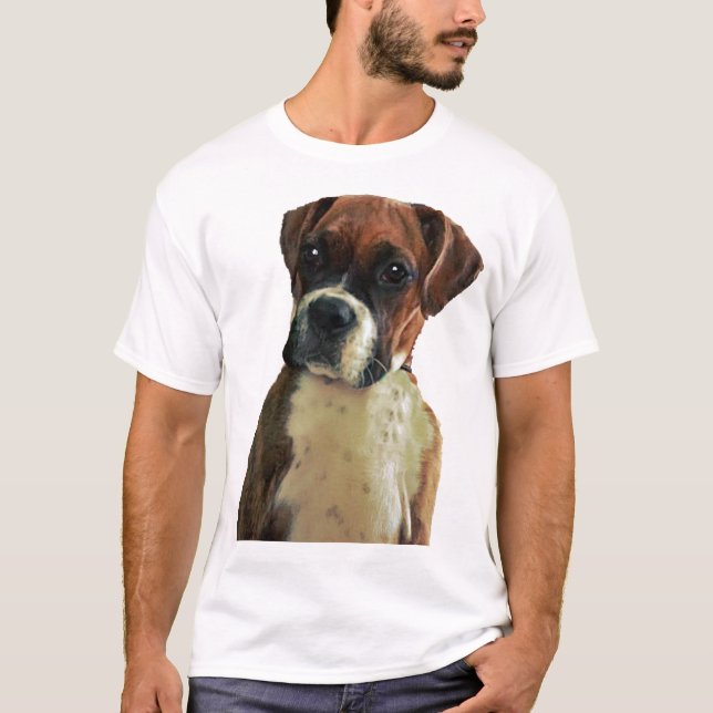 AMERICAN BOXER DOG T T-Shirt (Vorderseite)