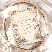 American Boy Stars and Stripes Baby Shower