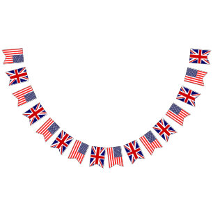 American British Union Jack English Hochzeit Party Wimpelkette