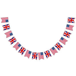 American British Wedding Wimpelkette