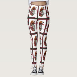 American Brittany Spanisch Weihnachten Leggings