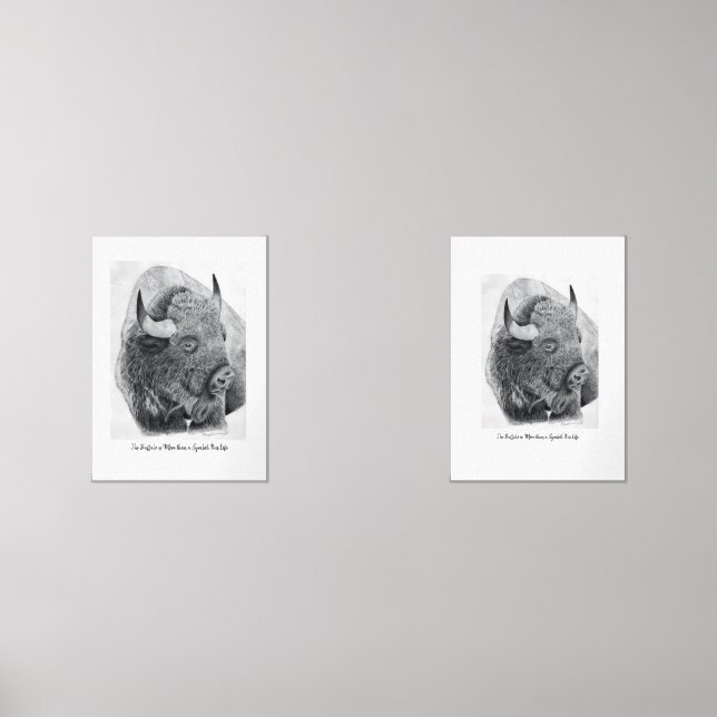 American Buffalo Bilderwand Sets (Vorderseite)