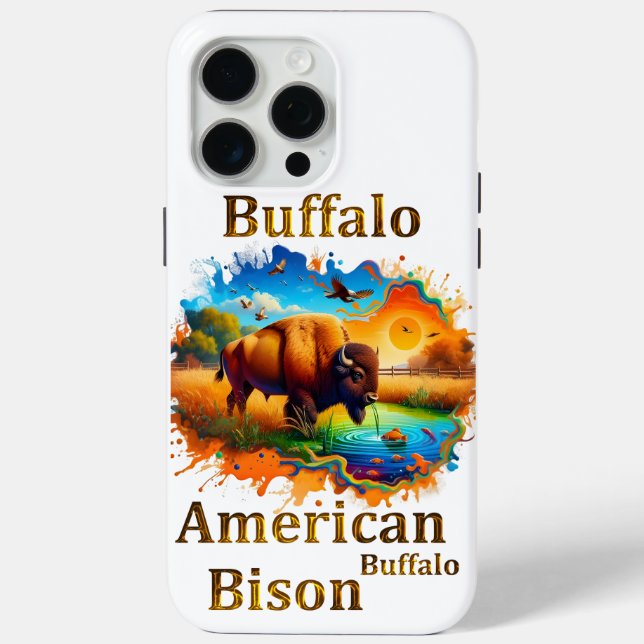 American Buffalo Bison Case-Mate iPhone Hülle (Rückseite)