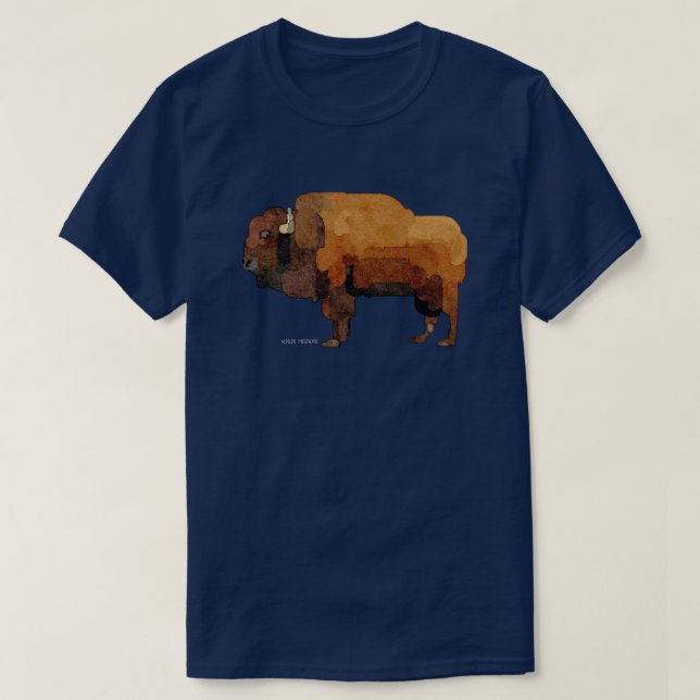 American Buffalo (Bison) T - Shirt (Design vorne)