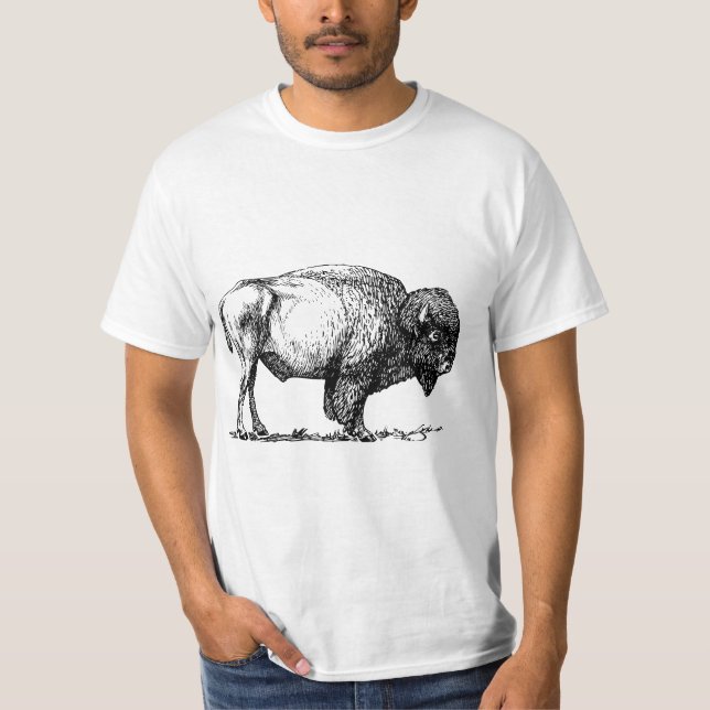 American Buffalo Bison T-Shirt (Vorderseite)