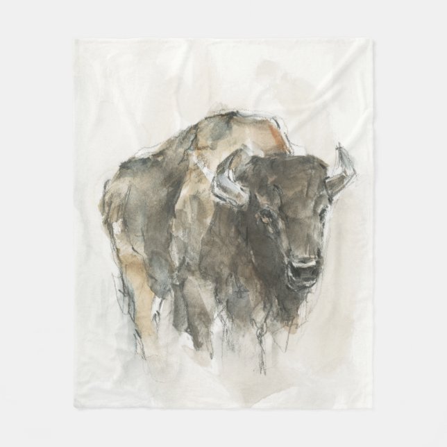 American Buffalo I Fleecedecke (Vorderseite)