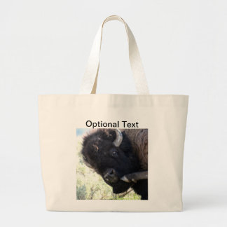 American Buffalo im Yellowstone Nationalpark Jumbo Stoffbeutel