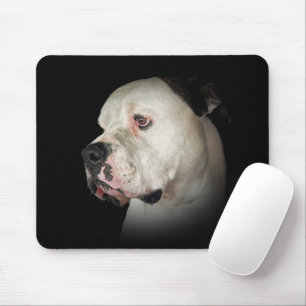 American Bull Dog Portrait Mousepad