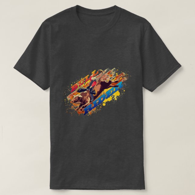 American Bull Rider T-Shirt (Design vorne)