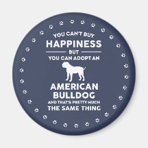 American Bulldog Adoption glücklich