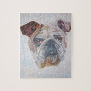 American Bulldog Artistic Pet Portrait