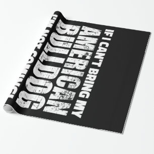 American Bulldog English Bulldog Lover Geschenk Geschenkpapier