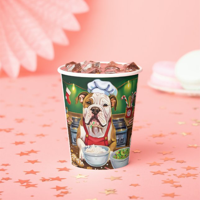 American Bulldog Holiday Baking: Festliche Weihnac Pappbecher (Insitu)