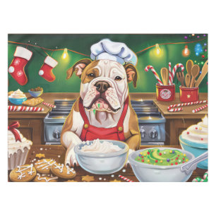 American Bulldog Holiday Baking: Festliche Weihnac Tischdecke