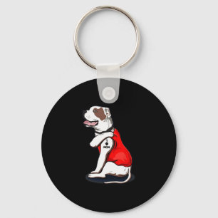 American-bulldog Hund Ich Liebe Mama Tattoo Schlüsselanhänger