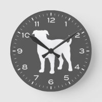 American Bulldog Hunde Silhouette