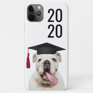 American Bulldog in Grad Cap mit Class Year Case-Mate iPhone Hülle