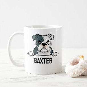 American Bulldog Individuelle Name Niedlich Pet Hu Kaffeetasse