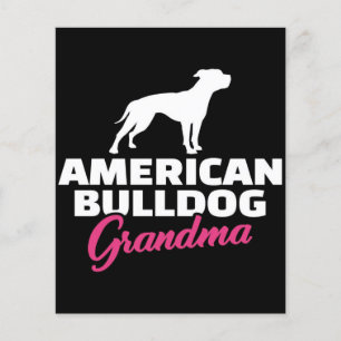 American Bulldog Oma Bulldog Lover Flyer