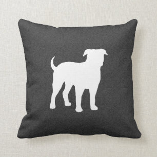 American Bulldog-Silhouette Kissen